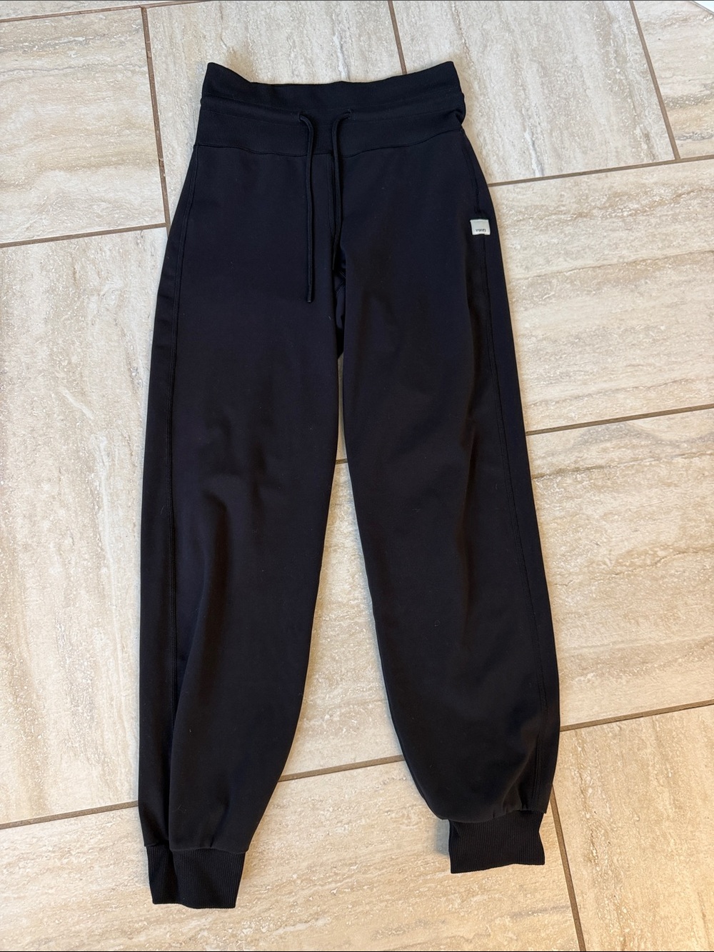 Vuori Daily Leggings Black High-Rise Drawstring - Picture 2 of 16